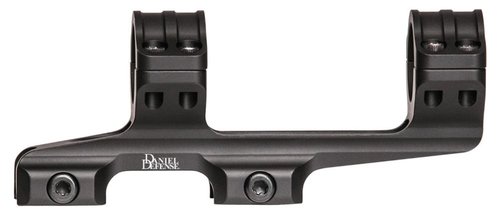 Daniel Defense Optics Mount 1-Pc Base & Ring Combo Double 1-Inch Black Hard Coat Anodized