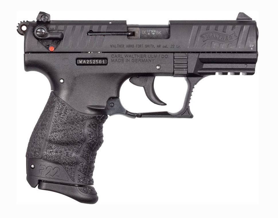 Walther P22Q Threaded Barrel .22 LR Black Pistol