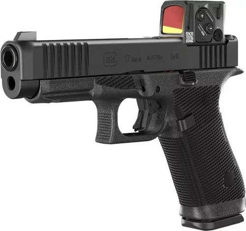 Glock 17 Gen6 Full Size 9mm Blue/Black Pistol w/ Aimpoint COA 3.5 MOA Red Dot