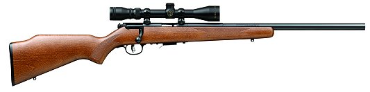 Savage Arms 93R17 GVXP Package .17 HMR Blue Rifle w/ 3-9x40 Scope