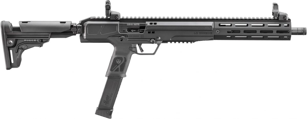Ruger LC Carbine Folding Stock 10mm Black Rifle