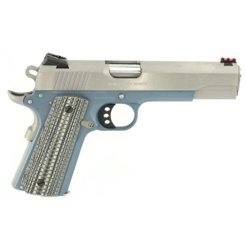 Colt 1911 Government Competition Series .45 ACP Blue Titanium Cerakote Pistol