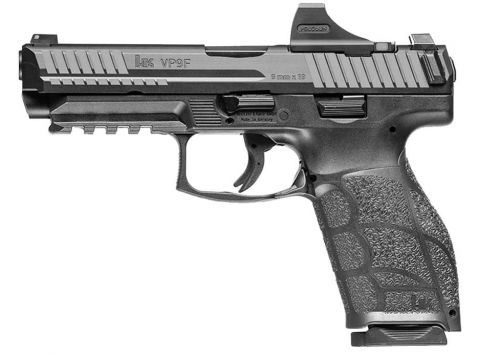 Heckler & Koch VP9A1 F OR Optics Ready 9mm Black Pistol w/ Holosun SCS